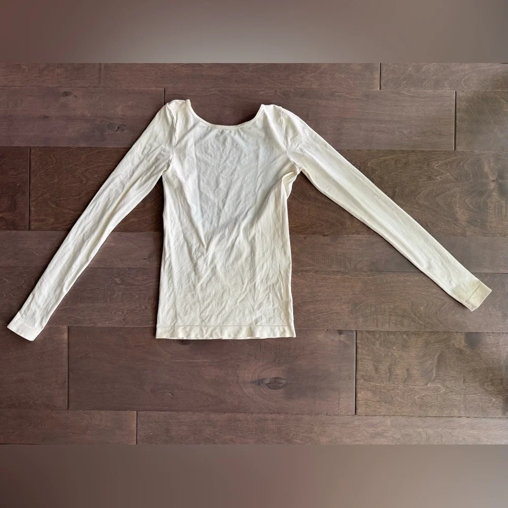 NWOT Free People Intimately Low-Back Seamless Long Sleeve